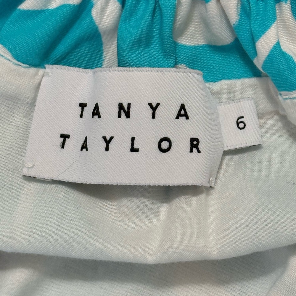 TANYA TAYLOR 6 Gwen Graphic Floral-Print Mini Dress $465 Resortwear Boho Chic - Picture 9 of 12